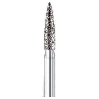 Fraise flamme diamant 863EF laboratoire grains fins bague jaune 012