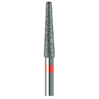 Fraise épaulement arrondi 8848KR diamant rouge. Busch
