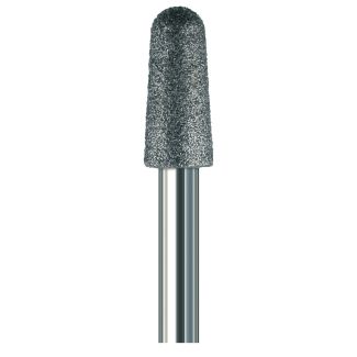 Fraise conique arrondie diamant 8854R laboratoire bague rouge