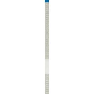 Strips diamantés mono-face perforés grains moyens bleu, stripping et préparations, largeur 3,75 mm.