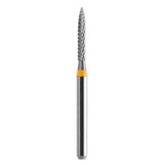 Fraise tungstène à finir A48LFQ flamme denture FQ bague orange 012. Acurata