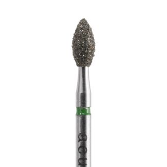 Fraise olive pointue A6368 diamant gros grain bague verte. Acurata