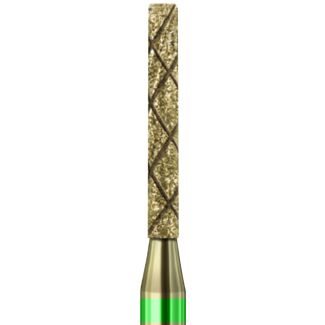 Fraise cylindrique 6837KR COOL DIAMANT vert CD25G. Busch
