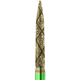 Fraise flamme 6863 COOL DIAMANT bague verte CD61G. Busch