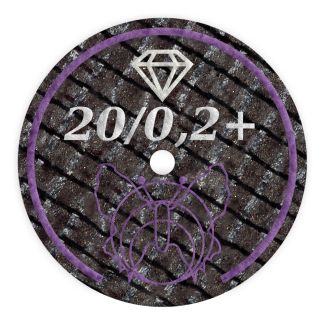 Disques renforcés diamantés pour céramique et zircone ultra-fin 200 x 0.2 mm