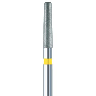 Fraise épaulement arrondi CI846EF diamant jaune. Busch