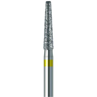 Fraise épaulement arrondi CI847EF diamant jaune 018. Busch