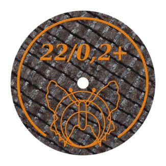 Disque à séparer ultra fin renforcé pour acier, alliages CrCo et métaux précieux 22 X 0.2 mm