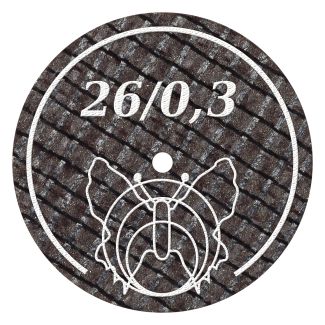 Disque à séparer ultra fin renforcé pour acier, alliages CrCo et métaux précieux 26 X 0.3 mm