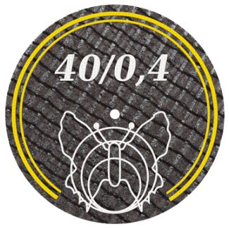 Disque à séparer ultra fin renforcé pour acier, alliages CrCo et métaux précieux 40 X 0.4 mm. Haeggen