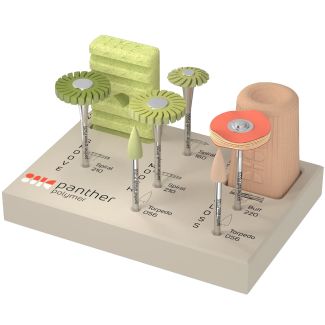 Set PANTHER Polymer spécial polymères tels que résine acrylique, gouttières thermoformées. Panther