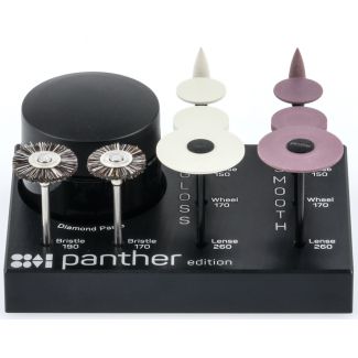 Set PANTHER spécial zircone 8 polissoirs avec pâte à polir. Panther