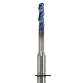 Fraise d'usinage ZrO pour VHF K3/K4, 3 lames avec traitement AC-Blue, 020. Acurata