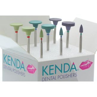 SET 9 Polissoirs spécial zircone et céramique pressée Z000, trois granilométries- Kenda