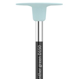Polissoirs Panther Green ZRP146 spécial pour embrasures sur zircone préfrittée ou pré-sintérisé, grains moyen 150. Panther