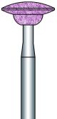Meule abrasive rose 734 pour alliages métalliques moyens durs