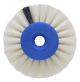 Brosse dure en soie de Tchong King blanche pour tour avec centre en plastique, 55 mm. Hatho