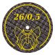 Disque à séparer ultra fin renforcé pour acier, alliages CrCo et métaux précieux 26 X 0.5 mm